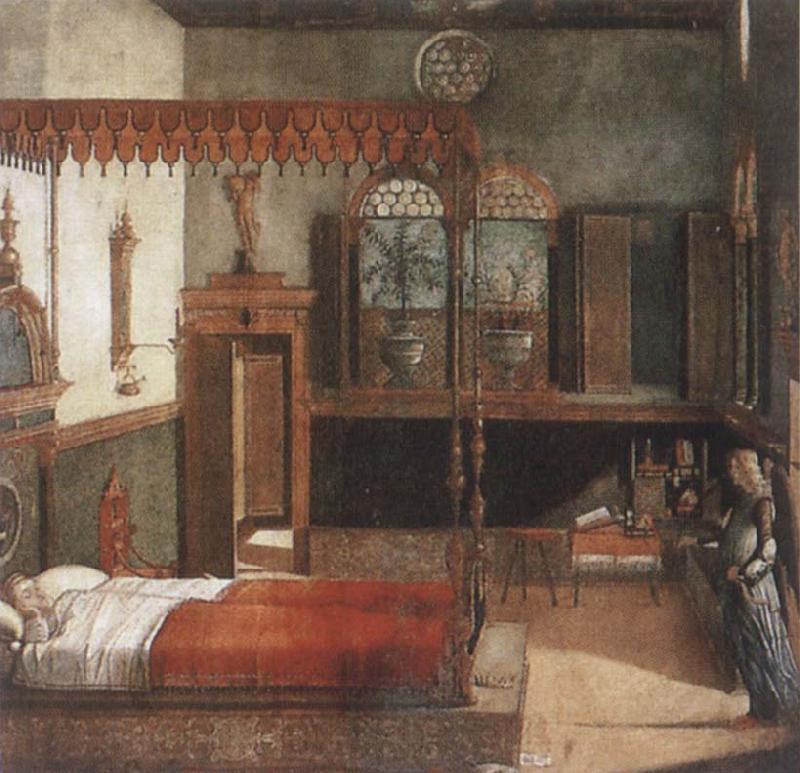 Vittore Carpaccio The Dream of St Ursula Germany oil painting art